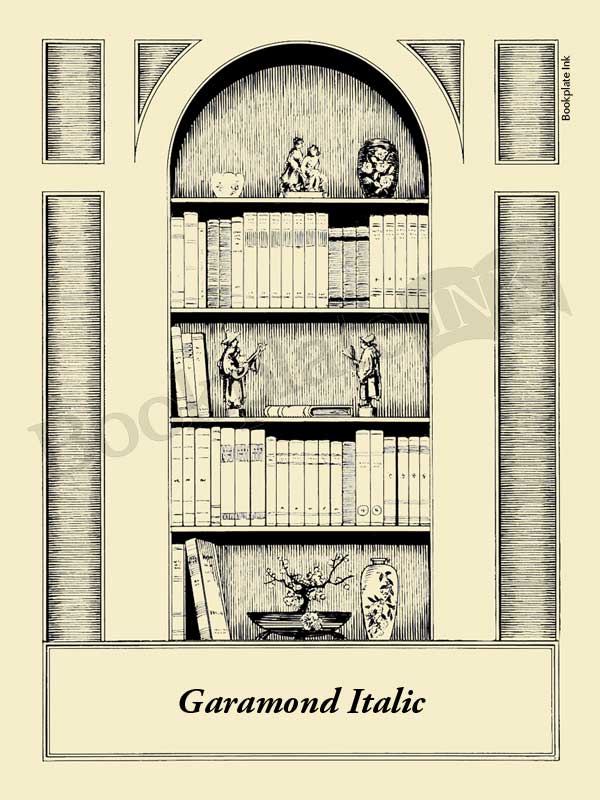 A102 - Bookshelf design bookplate by Owen Wise - Image 6