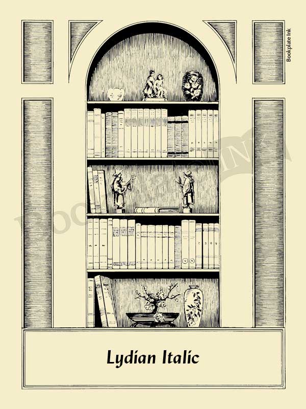 A102 - Bookshelf design bookplate by Owen Wise - Image 11