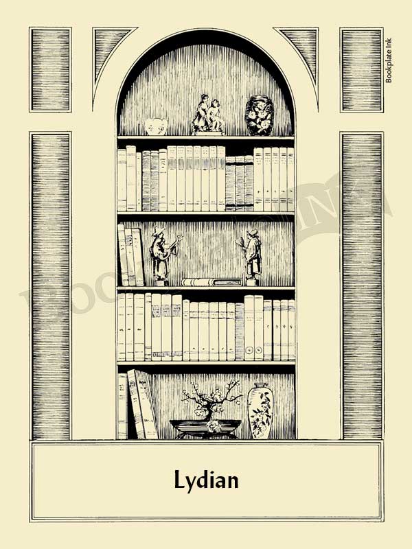 A102 - Bookshelf design bookplate by Owen Wise - Image 10