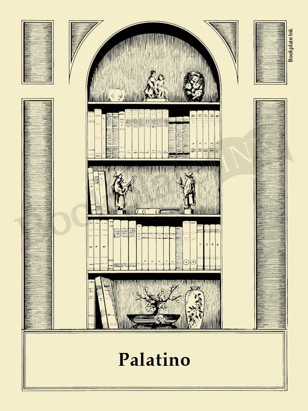 A102 - Bookshelf design bookplate by Owen Wise - Image 14