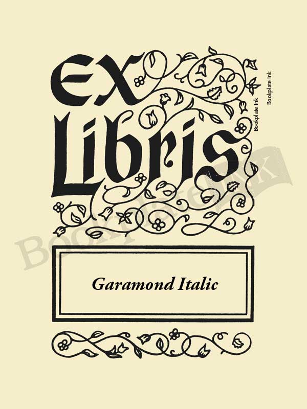 B210 - Ex Libris bookplate design by Cullen Rapp - Image 6