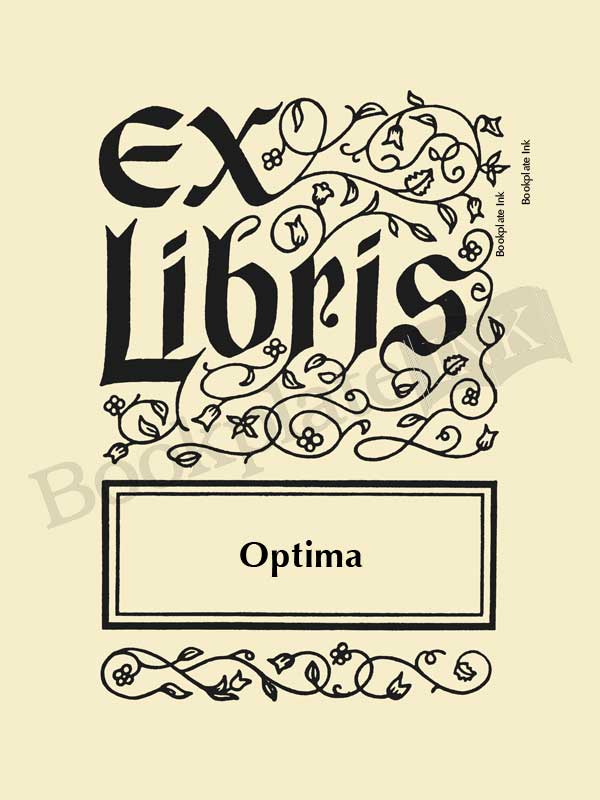 B210 - Ex Libris bookplate design by Cullen Rapp - Image 13