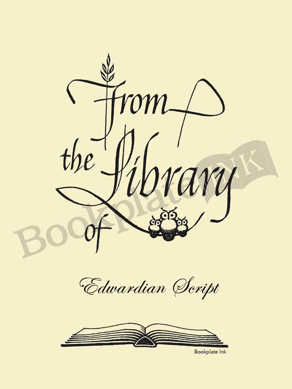 B213 - Three owls calligraphy design by Raymond DaBoll - Image 4