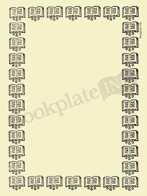B254-bookplate-border-open-books