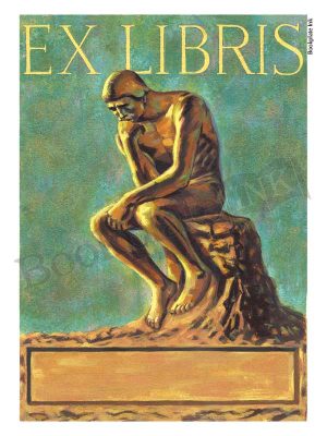 B43-The-thinker-sculpture-bookplates