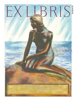 B55-Hans-Christian-Andersen-Little-Mermaid-ex-libris