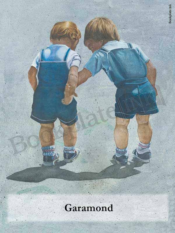 C110 - Twin boys bookplate - Image 5