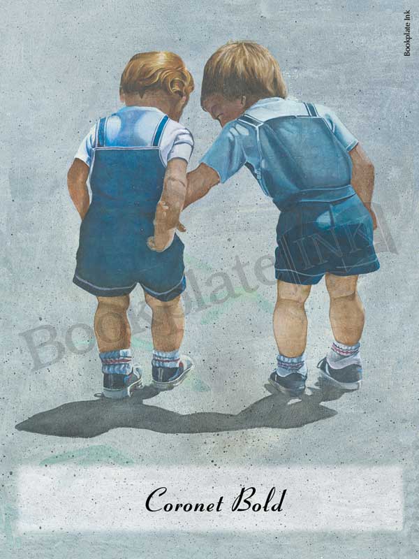C110-twin-boys-bookplate