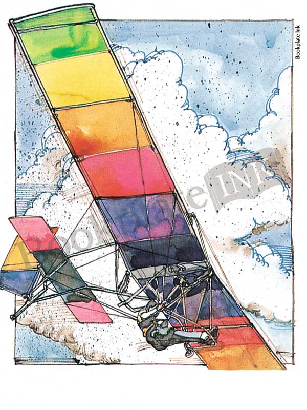 C112-glider-aviation-bookplate