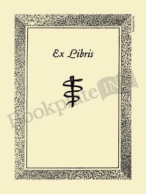 D16-medical-bookplate-with-serpent-caduceus
