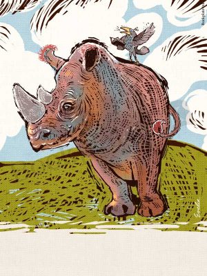 ES239-Rhinoceros-bird-bookplate