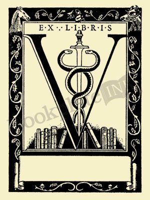 F697 - Veterinary bookplate