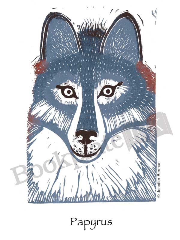 JB01 - Wolf bookplate - Image 15