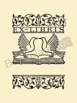 M5 - Love doves bookplate