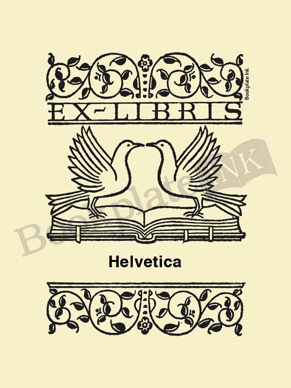 M5 - Love doves bookplate - Image 9