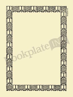 M753-ornate-border-bookplate