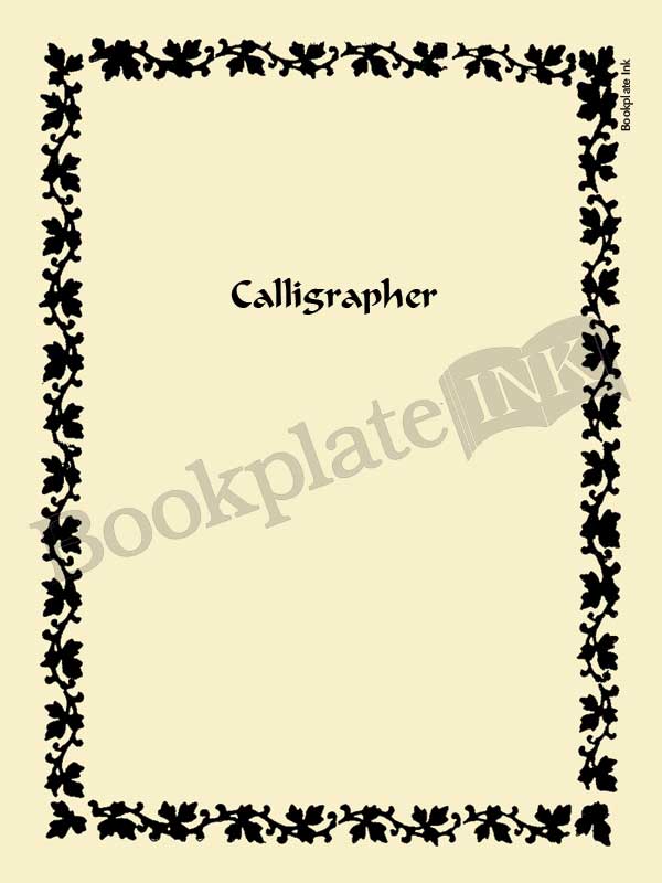 M757 - Ivy border bookplate - Image 2