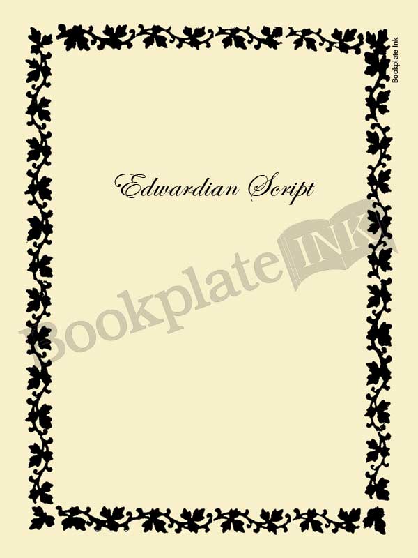 M757 - Ivy border bookplate - Image 4