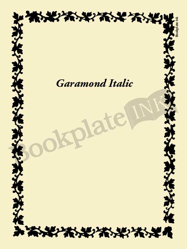 M757 - Ivy border bookplate - Image 5