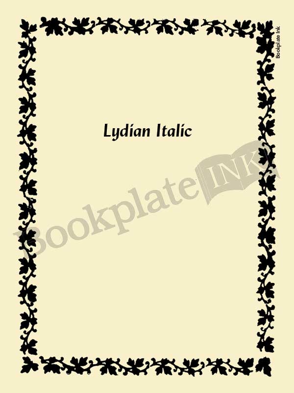 M757 - Ivy border bookplate - Image 10