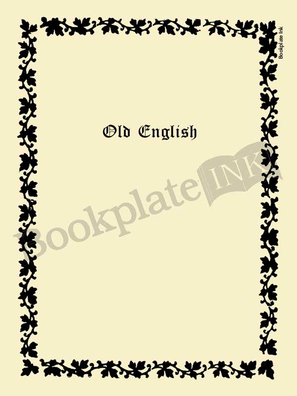 M757 - Ivy border bookplate - Image 12
