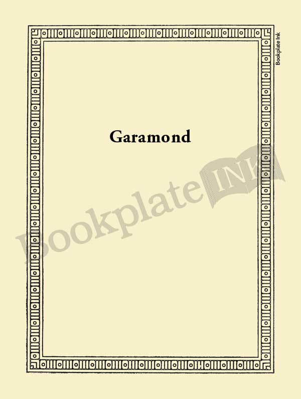 M758 - Framed border bookplate - Image 6