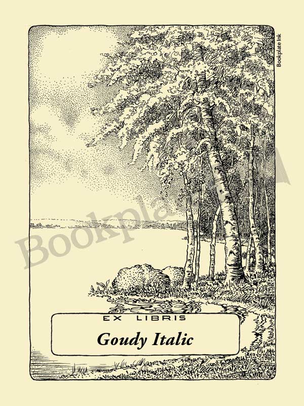 M767 - Trees by the water bookplate - Image 7