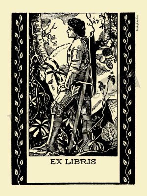 M80 - Owen Wise Galahad bookplate