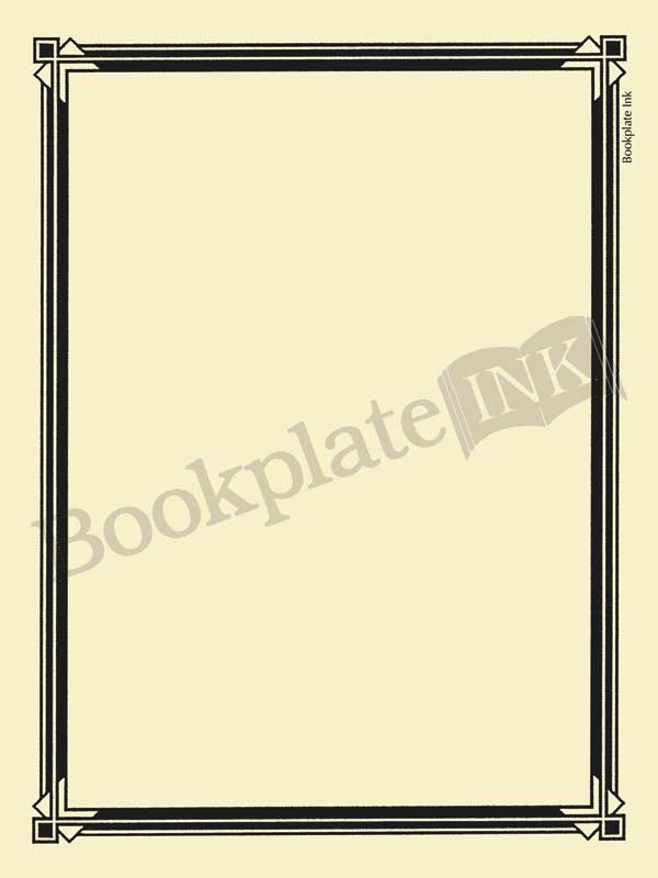 N100-Art-deco-border-bookplate