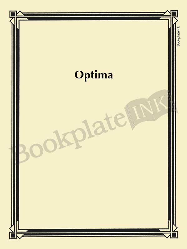 N100 - Art deco border bookplate - Image 13