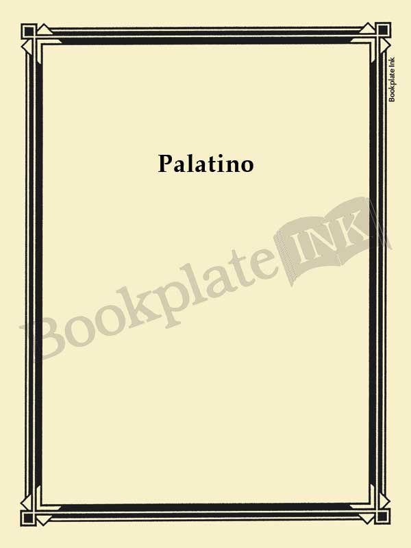 N100 - Art deco border bookplate - Image 14