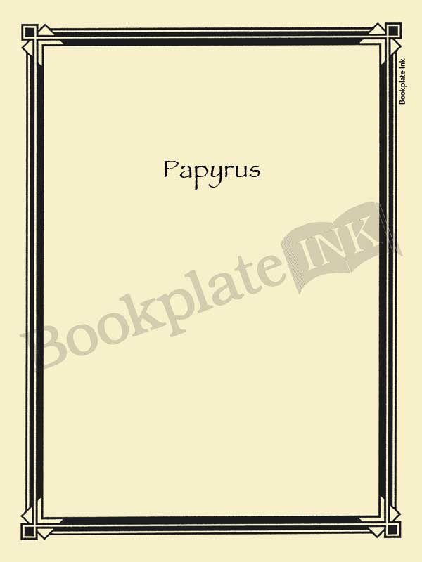 N100 - Art deco border bookplate - Image 15