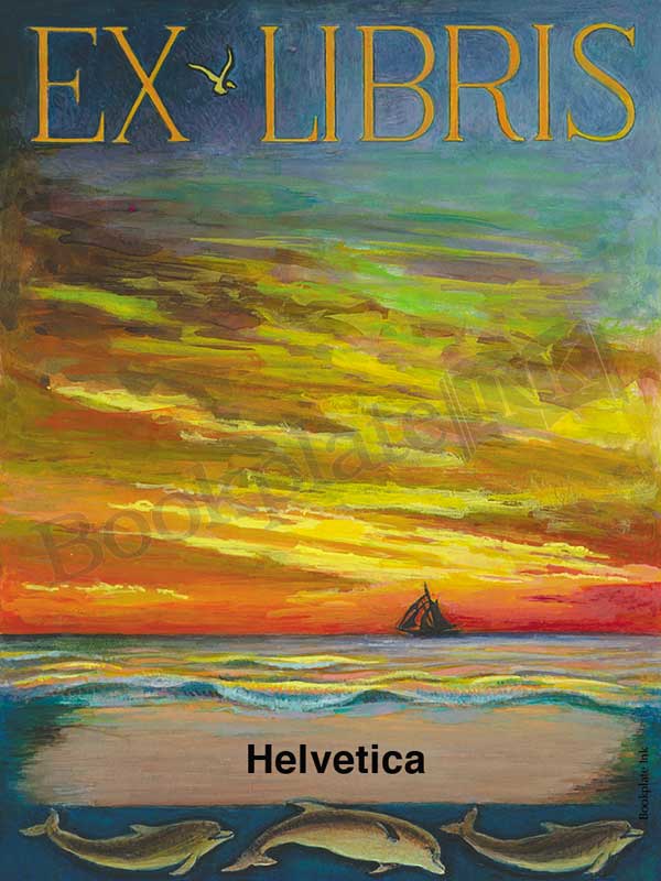 S201 - Ship in ocean Robert Whitmore bookplate - Image 9