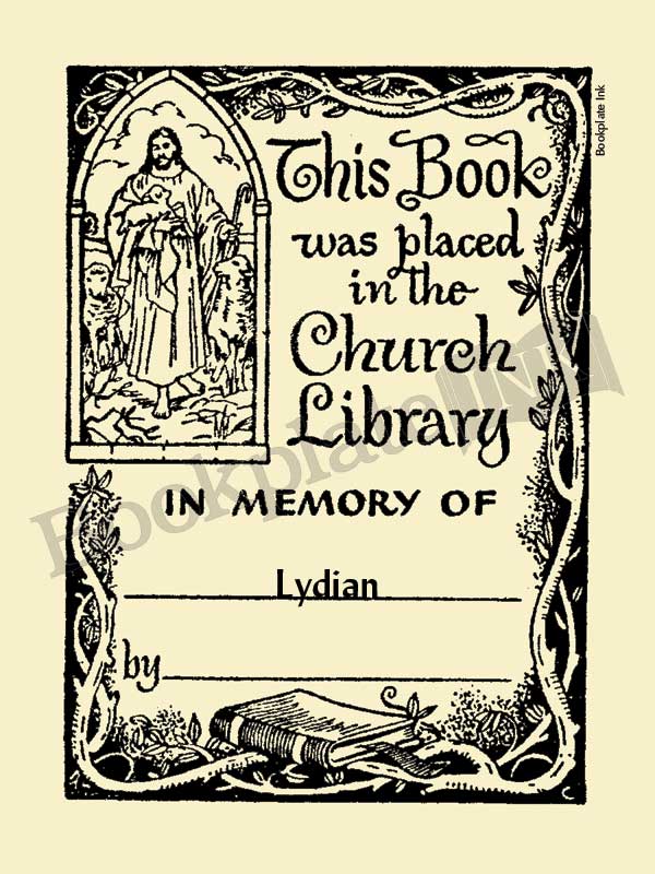 T5 - Owen Wise church library bookplate - Image 10