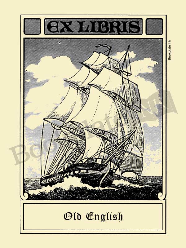 W2 - Sailing ship Pringle bookplate - Image 12