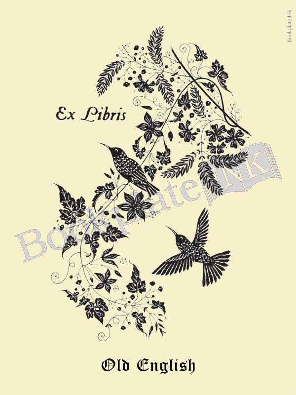 W27 - Scherenschnitte birds bookplate - Image 12