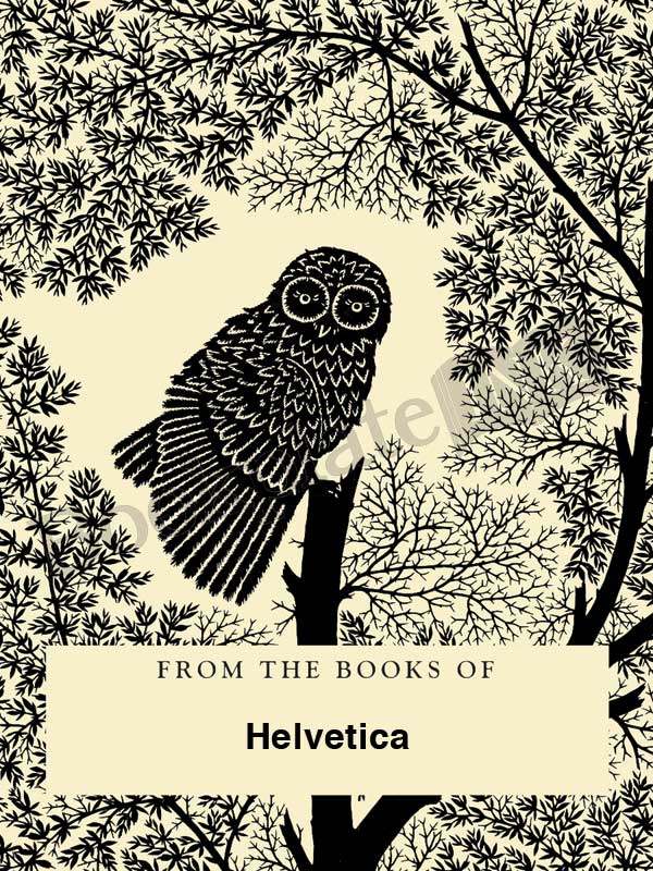 W33 - Scherenschnitte owl bookplate - Image 9