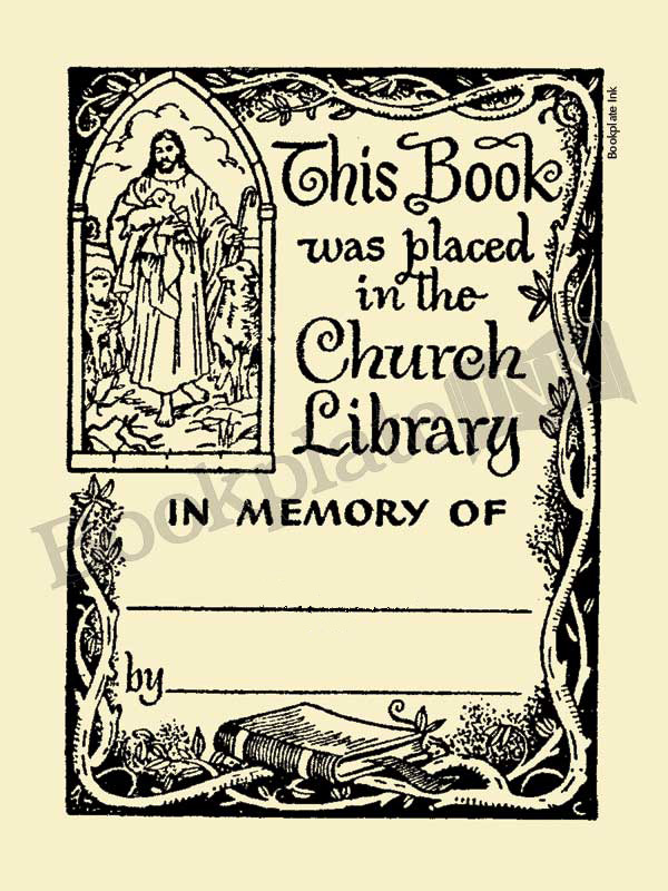T5 - Owen Wise church library bookplate