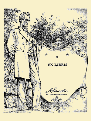 AL100 - Abraham Lincoln bookplate