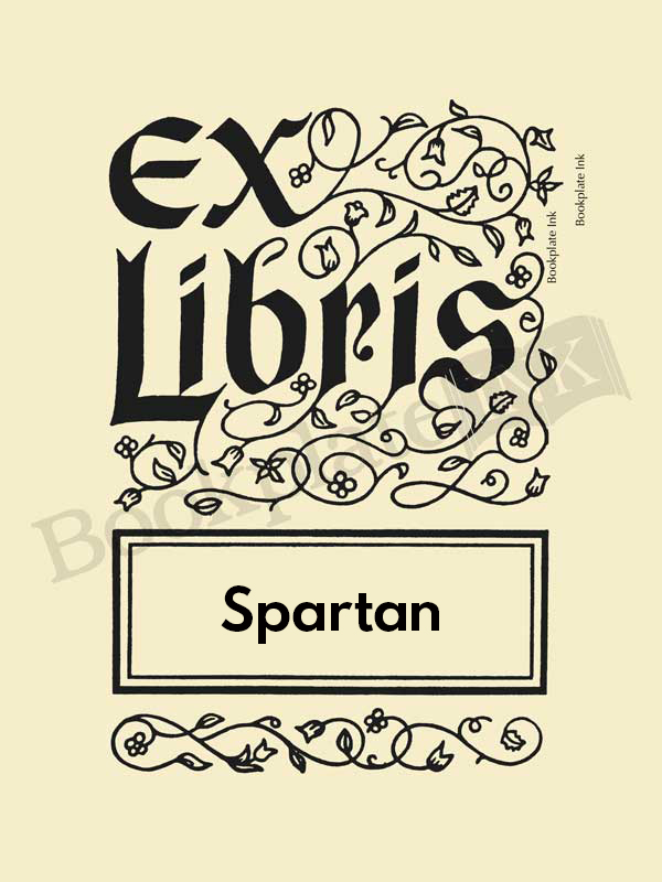 B210L - Ex Libris bookplate design by Cullen Rapp, printed by letterpress - Image 5